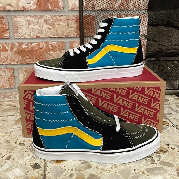 Vans Sk8 Hi zigzag multi true white - Picture 1 of 9
